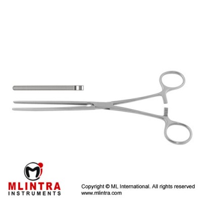 Doyen-Baby Atrauma Intestinal Clamp Straight Stainless Steel, 14 cm - 5 1/2"